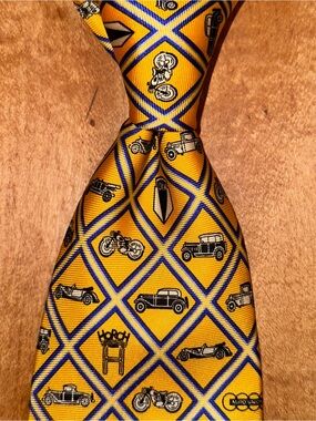 Audi automotive Auto Union tie necktie rare like new